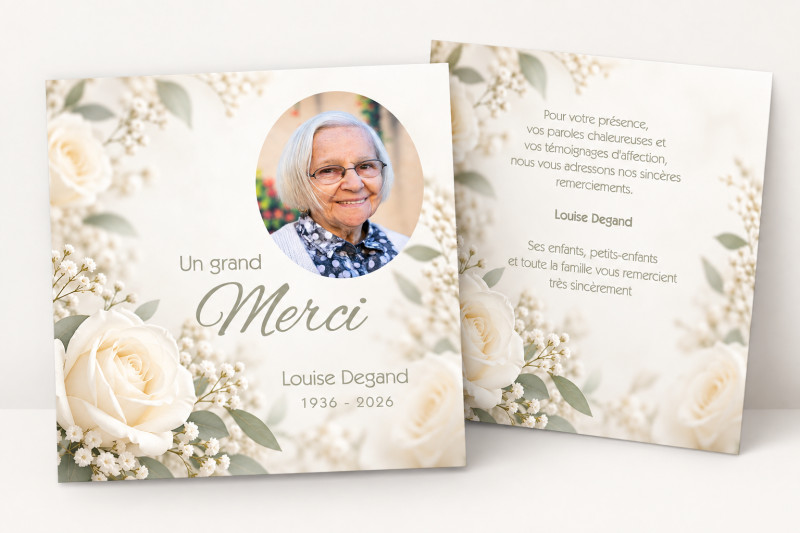 Un grand merci Recto/Verso