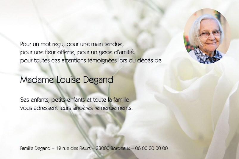 "gerbe fleur avec photo"