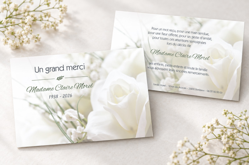 "gerbe fleur recto-verso"