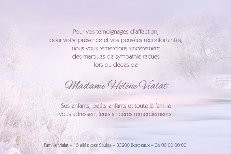 "Aurore hivernale"