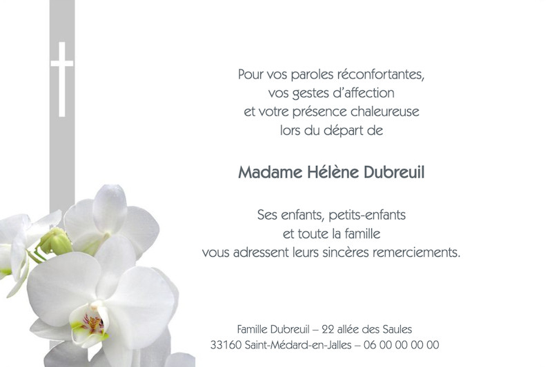 "orchidée blanche avec...