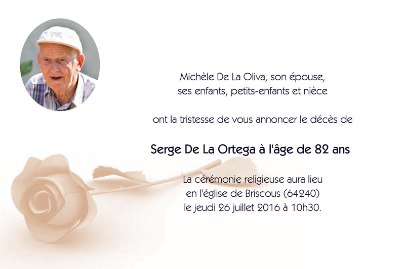 Faire-part de décès...