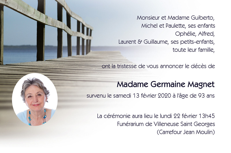 Faire-part de décès...