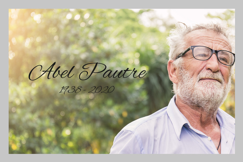 Faire-part de décès "photo...