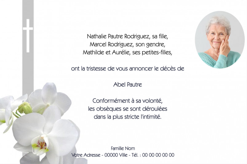 Faire-part de décès...